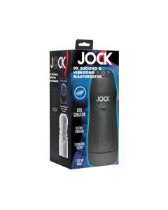 Curve Toys Jock 9X Sucking & Vibrating Masturbator - White